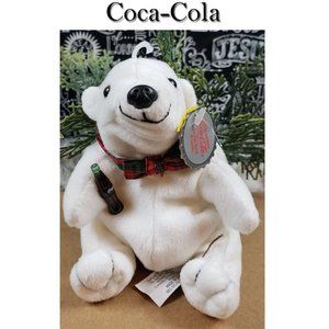 Coca Cola Polar Bear Bean Bag Plush NWT 1997